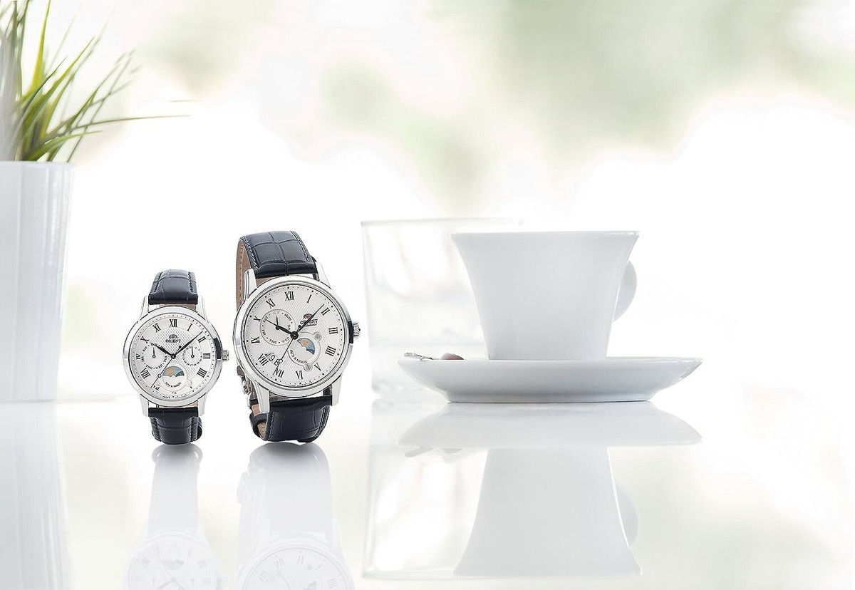オリエントORIENT SUN & MOON RN-AK0005S Amazon.com: ORIENT Classic Sun & Moon Mechanical Watch RN-AK0005S
