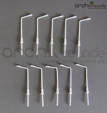 10 x nice Model modern Street lamp 2,5cm for diecast models 1:1000