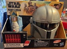 Nerf Star Wars The Mandalorian Mask  Gauntlet Combo Hasbro Disney Brand New NIB