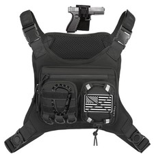 Sports Chest Bag Vest Holster for Men Women - EDC Pouch Bag Fits Most Pis...