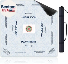 Mahjong Mat (32.4×32.4 Inch), Mahjong Mat for Table with Carrying Bag, Anti-Slip