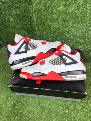 Size 12 - Jordan 4 Retro Fire Red 2020 DC7770-160 OG Cement Bred Thunder CLEAN