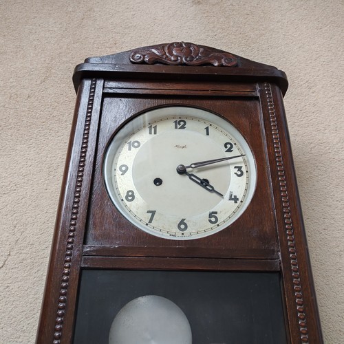Kienzle Germany Pendulum Wall Clock Key Chiming Wind Up Striking 1920s Antique - Picture 18 of 24