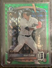 2025 Bowman Draft Chrome Max Clark #BDC-48 Green Geometric Refractor /99