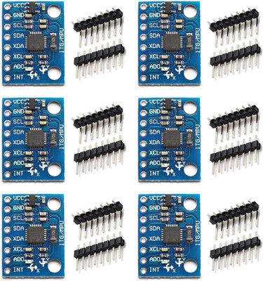  Keacvise 6-Pack GY-521 MPU6050 Sensor Module - 6-Axis IMU with 16-Bit ADC, 3-Ax
