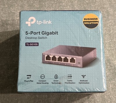 TP-Link - 5 Port Gigabit Switch - Desktop Switch - TL-SG105
