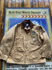 Vintage Carhartt C01 Blanket Lined USA Made Duck Canvas Chore Coat Mens XL Union