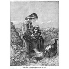 JOSEPH JOHN JENKINS The Young Ramblers - Antique Print 1858