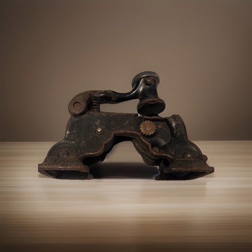 Antique Model A Hill's Centennial Dater Cast Iron Railroad Ticket Stamper Press