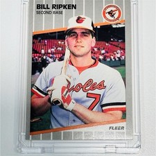 1989 Fleer Bill Ripken Baltimore Orioles Base Set #616 ERROR CARD!!!