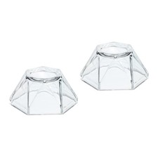 Acrylic Ball Stand Displays Base 2cm Transparent for Crystal Ball Pack of 2