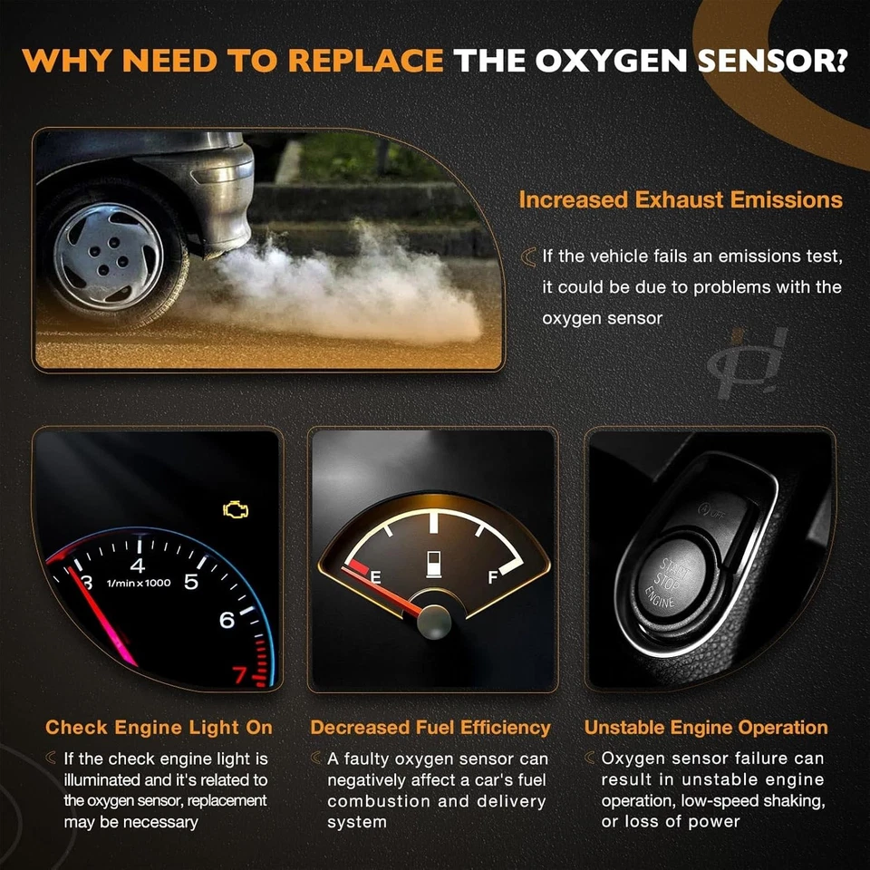 Sensor de oxígeno O2 aguas arriba aguas abajo 4 piezas apto para Cadillac Escalade Chevy 2003-2005 Foto 4 de 4