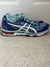 ASICS Gel Netburner Pro 12 Netball / Volleyball Trainers Size 7.5