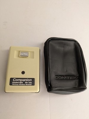 Comtek PR-72b Personal Receiver w/ Zipper Case Belt Clip
