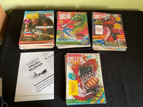 39 x Issues Your Sinclair Magazine 1986 to 1989 Bundle lot