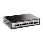 10-Port 2.5Gb Unmanaged Ethernet Switch, 8 x 2.5G RJ45 Ports + 2 x 10G SFP+
