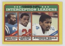 1986 Topps League Leaders Eugene Daniel Albert Lewis Everson Walls #229 12bq