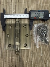 Solid Brass Door Hinge Ball Bearing 3 x 3 wit...