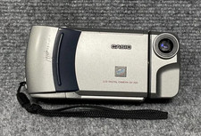 Casio QV-200 LCD Digital Camera Compact 0.36 Mega Pixels Vintage - Silver