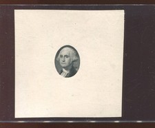 69-E5b Washington Vignette Die Essai sur papier ivoire BY2648