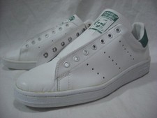 Deadstock Vintage anni 80 Adidas Stan Smith Bianco Verde Made in France Uomo Us8