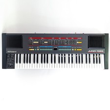 1985 Roland Juno-106S 61-Key Polyphonic Synth with Built-In Speakers   Serviced