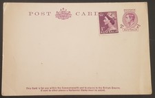 1943 - 1950. Post Card. 2d Mauve King George VI. Unused Uprated SCARCE