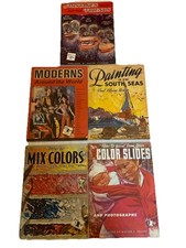 Lot of 5 Walter T. Foster Art Books Vintage Paperback How To Draw  Paint Art