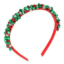 Christmas Headbands Xmas Bell Hairband Holiday Headbands Red Green Red 1 PCS 