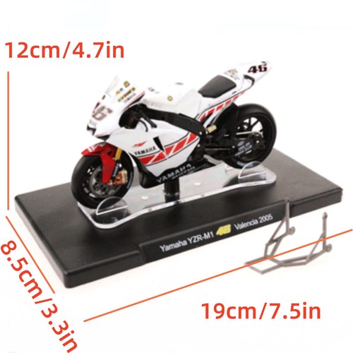 Alloy 1/18 Scale For YAMAHA YZR-M1 46 Valencia 2005 Motorcycle Finished Model - Picture 10 of 10