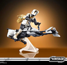 Hasbro Star Wars Vintage Collection Mandalorian Speeder Bike Scout Trooper Grogu