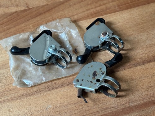 Vintage x3 STURMEY ARCHER 3-Speed Thumb Shift Lever (1x New Old Stock) 2x Used