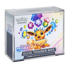 Premium Acrylic Display Case Box for Pokemon ETB Trainer Boxes - UV Protected
