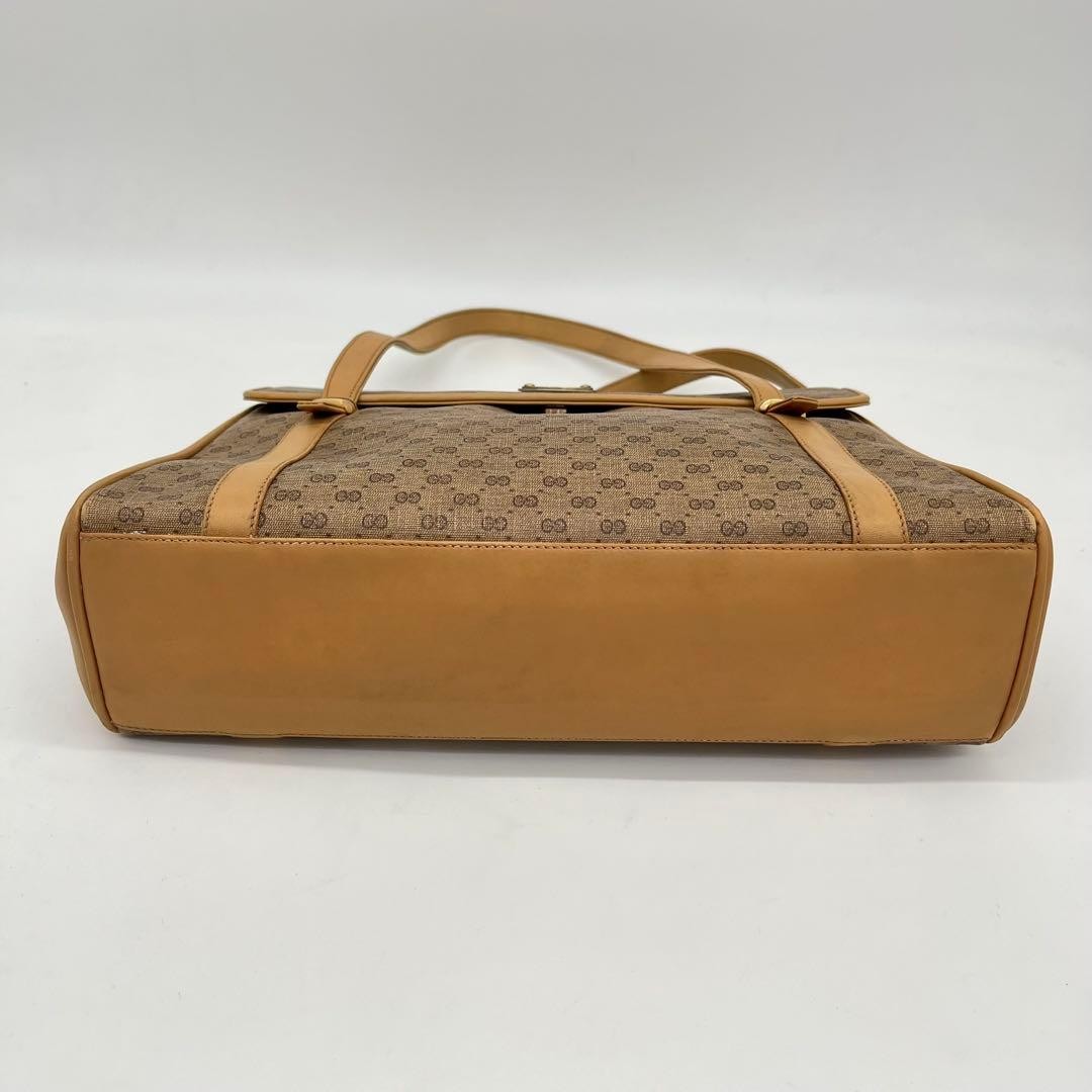 GUCCI  Handbag Tote Micro GG Pattern Interlocking PVC Leather — image 7