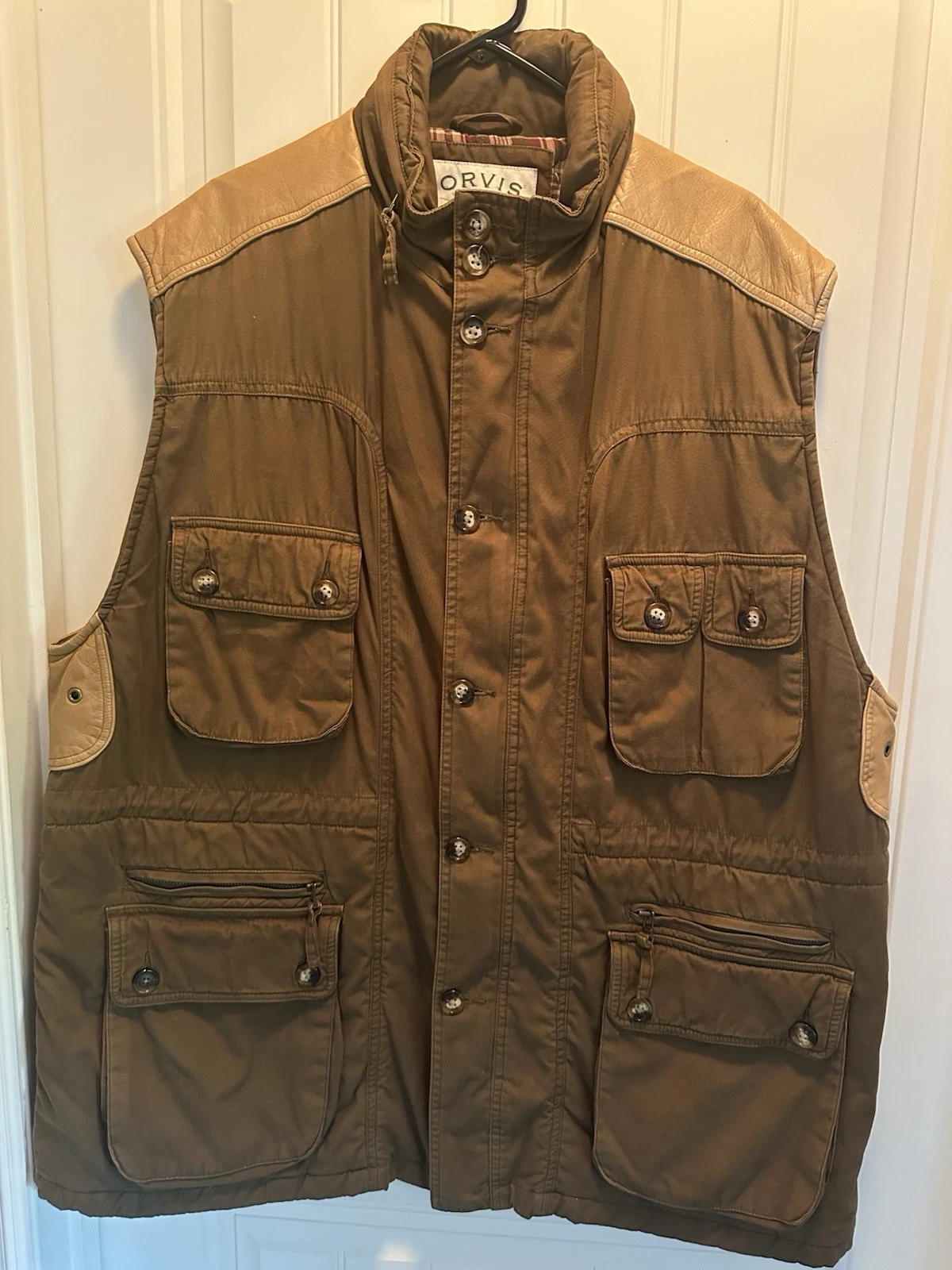 Orvis Vintage Primaloft Utility Vest Multi Pockets Gorpcore Fishing Hunting XXL