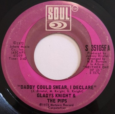 Gladys Knight And Th - Daddy Could Swear I Declare - Used Vinyl Reco - G8100z