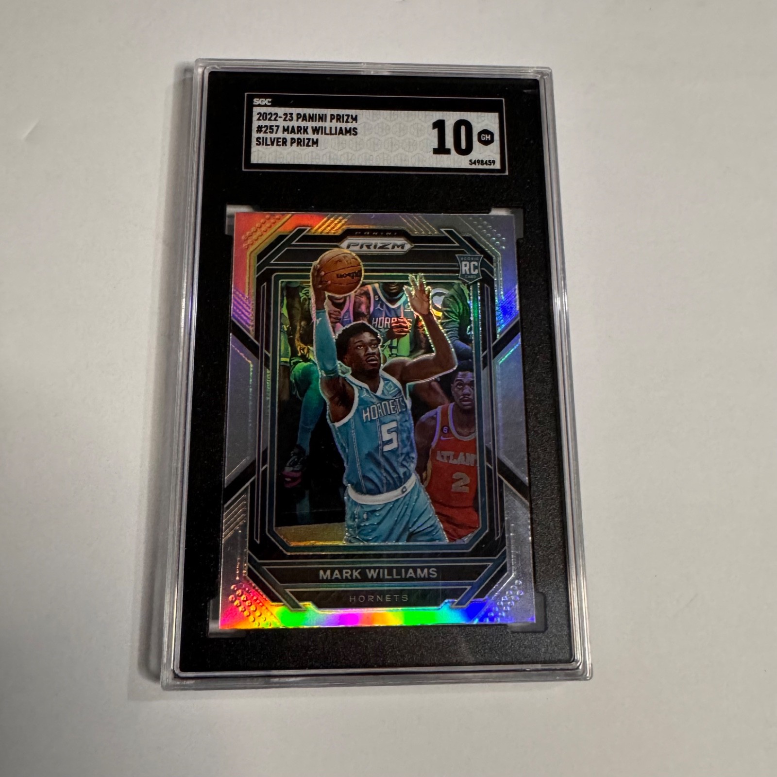 2022-23 Panini Prizm MARK WILLIAMS SILVER PRIZM RC Rookie #257 SGC 10 GEM MINT