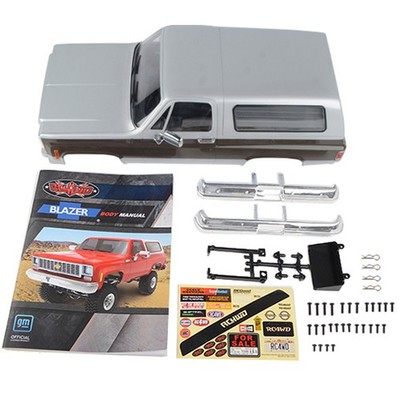 RC4WD Z-B0273 Chevrolet Blazer Hard Body Complete Set (Silver/Warm Grey)
