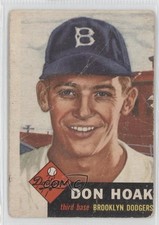 1953 Topps Don Hoak #176 0e3