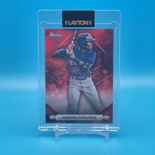 2023 Bowman Sterling #BSP-96 Jaison Chourio Red Refractors #/5