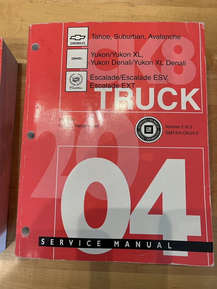 2004 Chevy suburban Tahoe Avalanche Gmc Yukon Cadillac Escalade Service Manuals. - Image 3 of 4