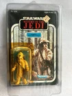 Vintage Kenner Star Wars Logray Figure Card 65 Back UNPUNCHED!  (In Star Case)
