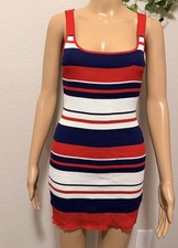 Red Short Dress Multi Color  Size Small