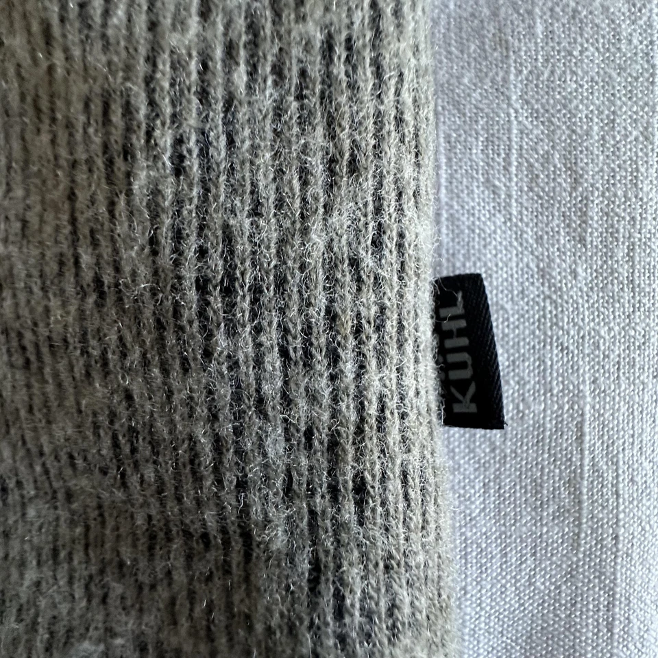 Kuhl Thermokore Sweater Mens XL  1/4 Zip Fleece Lined Thumbholes Style 3082 - Image 3 of 4