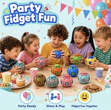 3D Printed Press-to-Spin Fidget Ball One-Click Deform Toy – Buy