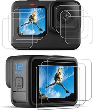  9pcs Hero 11 10 9 Screen Protector for GoPro 11 10 9 Transparent