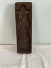 Vintage Wooden Cookie Mold Hand Carved Dutch Woman