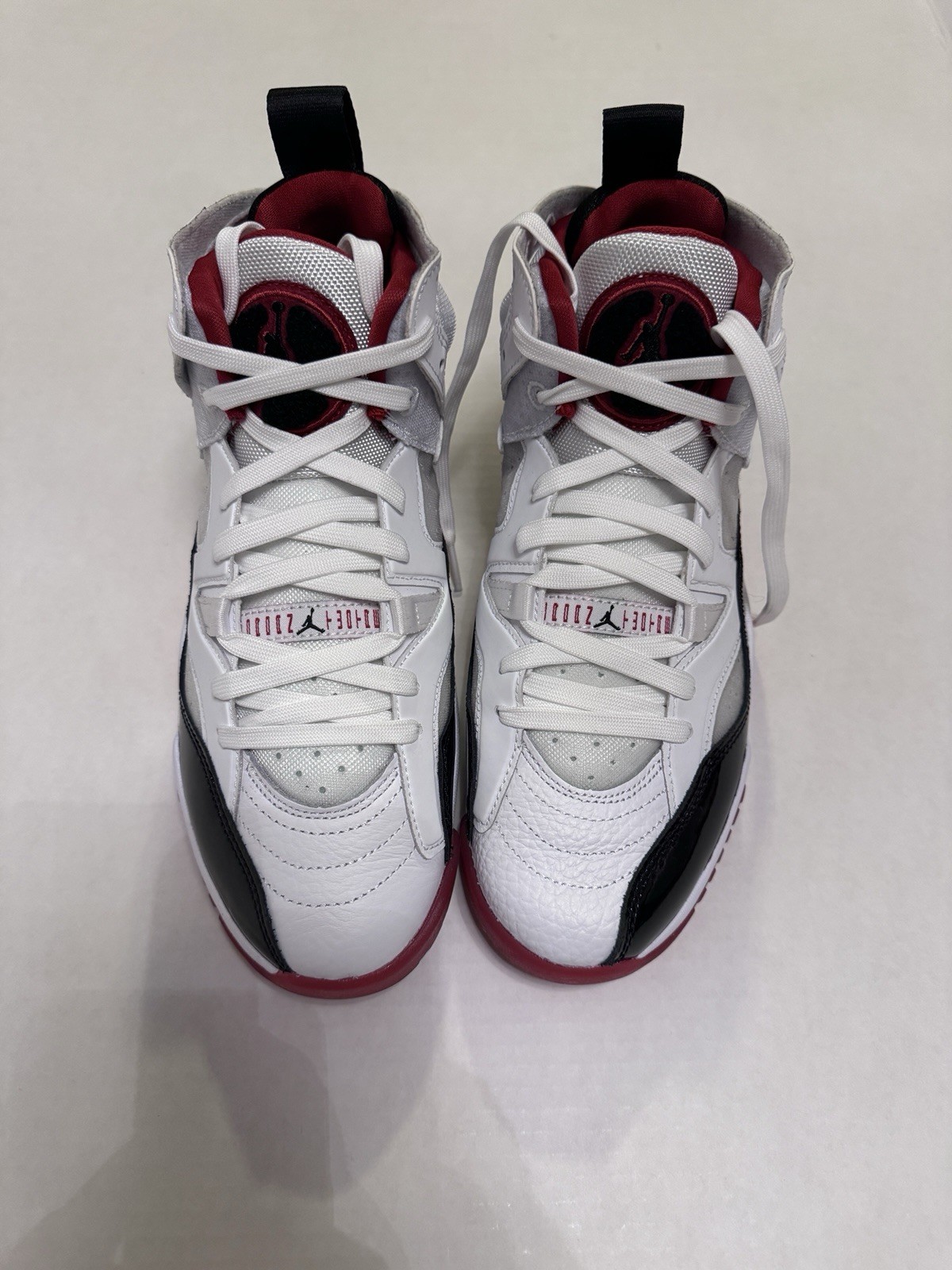 Nike Air Jordan Jumpman Two Trey "Bred" White Black Red DO1925-106 Men Size 7