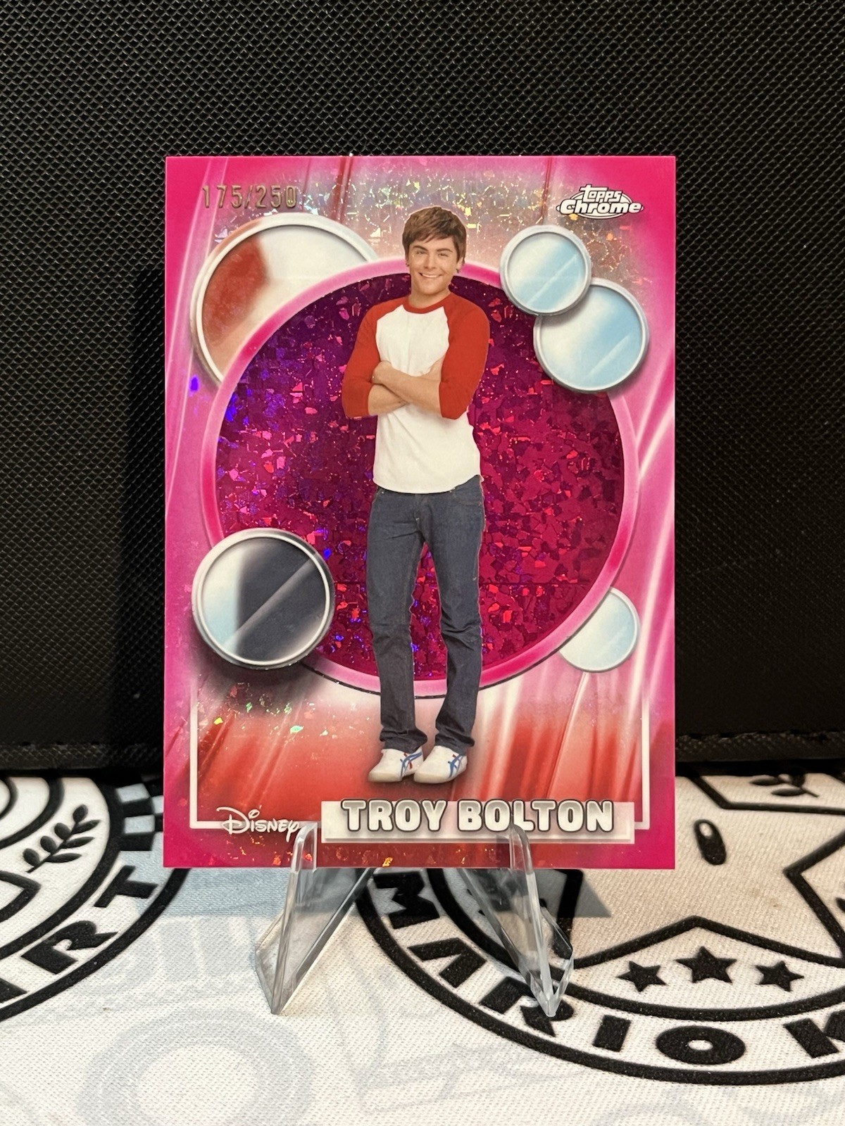 Troy Bolton #FA-13 2026 Topps Chrome Disney Facsimile Autograph trading card — raw and PSA graded price guide