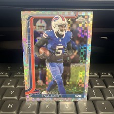 2025 Topps Chrome Football X-Fractor Joshua Palmer #31 Bills